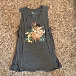 Disney Tops - Lion King Tank Top With Lace Down The Sides Disney Tops - Lion King Tank Top With Lace Down The Sides